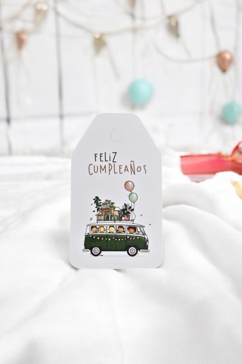 Tag cumpleaños 5x8,5 - DISEÑO 4 