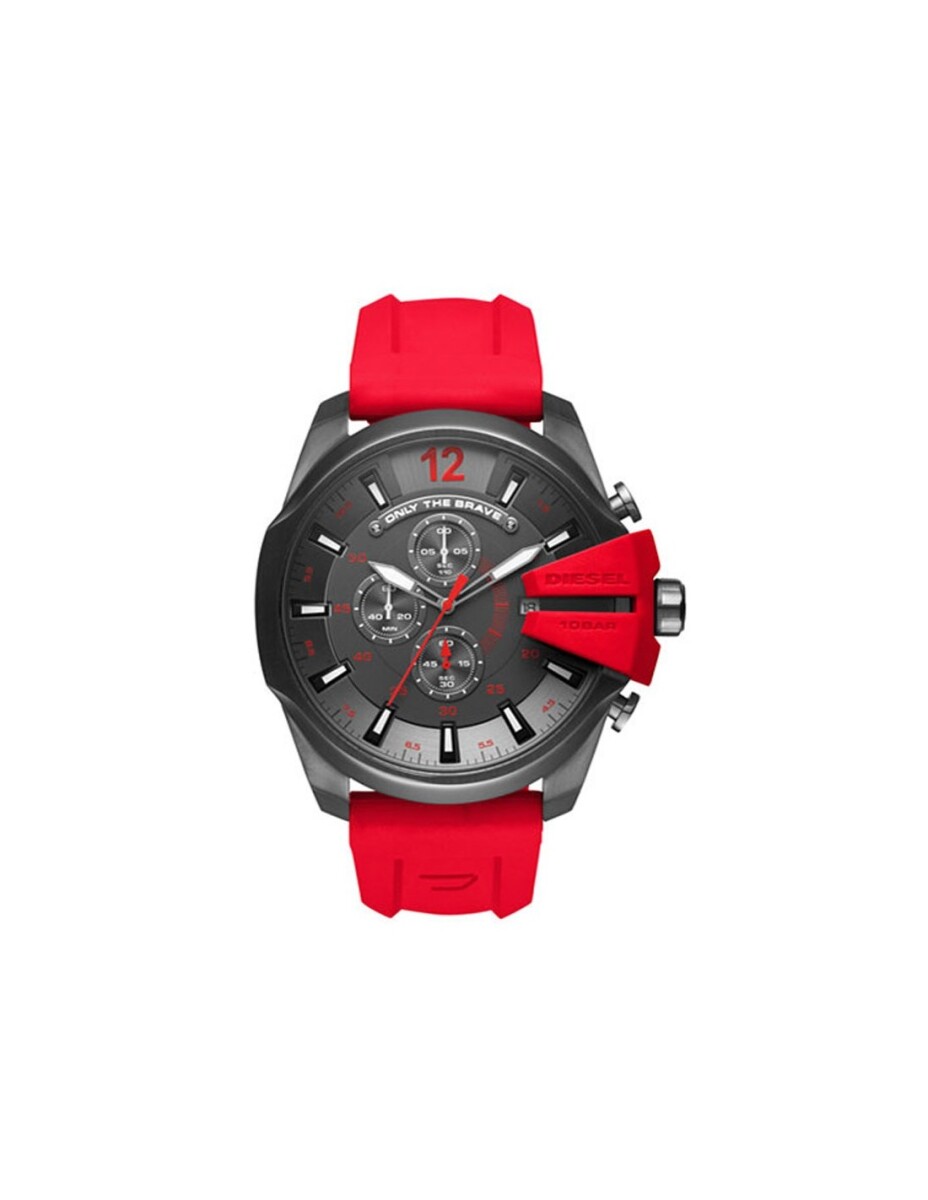 Reloj Diesel Fashion Silicona Rojo 