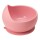 Bowls de silicona con ventosa rosa