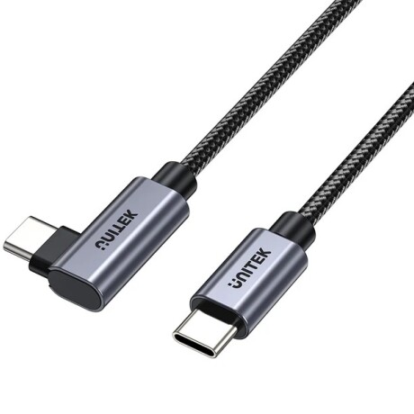 Cable Unitek Usb-c a Usb-c 90 Grados Pd 100W 2M 001