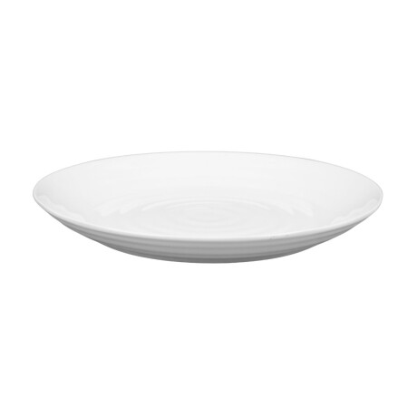 Plato de ceramica labrado circulos Plato de ceramica labrado circulos