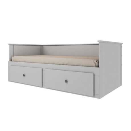 Cama Palino 1 Plaza / auxiliar Funcional Gris