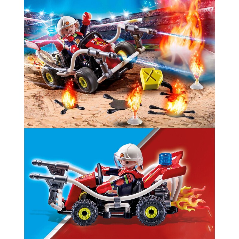 Playmobil Stunt Show kart bombero 47 piezas Playmobil Stunt Show kart bombero 47 piezas