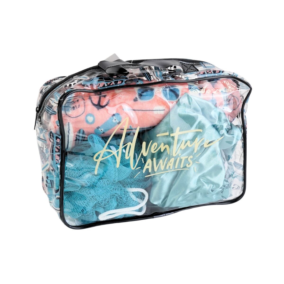 Set de baño en cosmetiquero 