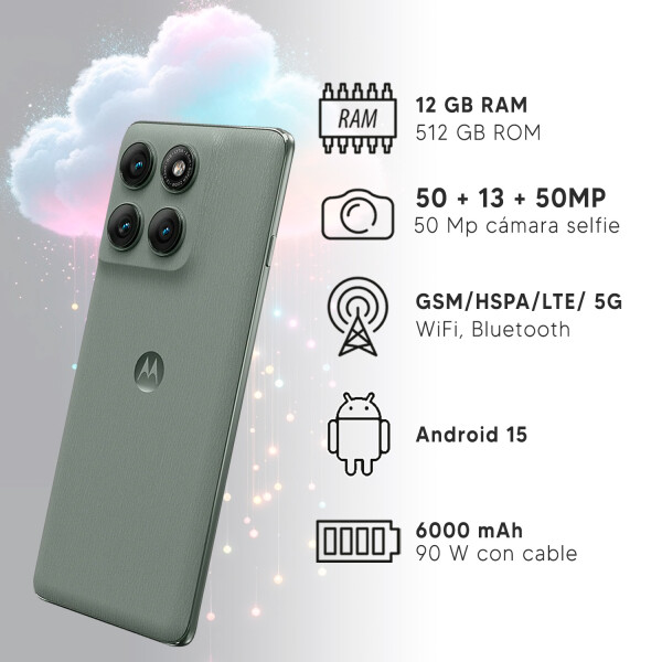 Motorola Edge 60 Pro 5g 512gb / 12gb + Regalo GRIS
