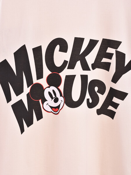 REMERA MICKEY BEIGE