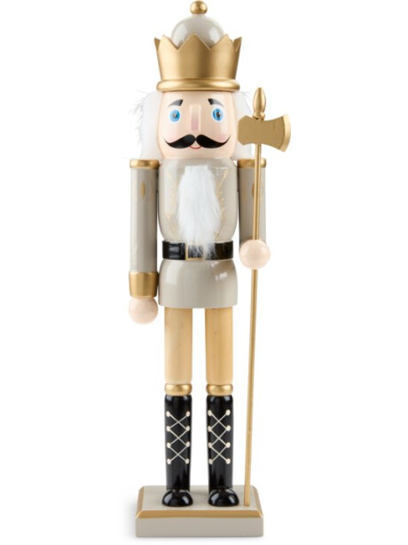 Figura navideña JULLOV 9x10x38 cm madera Figura navideña JULLOV 9x10x38 cm madera