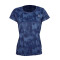 T-SHIRT MC WMN TRNG FULL PRINT azul ampa PRINT AZUL