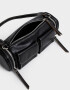 Bandoleras Bandolera Multipocket Suede - Negro