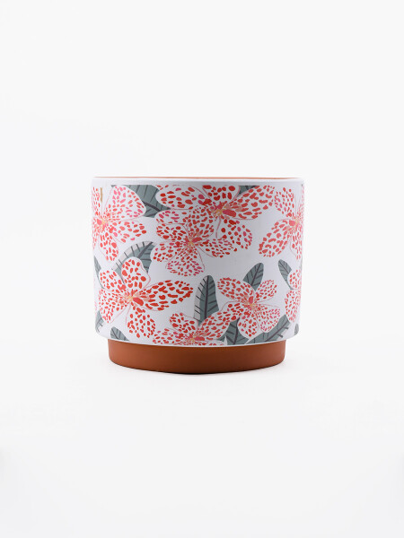 MACETA FRUTILLA ESTAMPADO