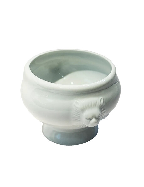 BOWL CABEZA DE LEON 500ML D11x9CM PORCELANA BLANCO BOWL CABEZA DE LEON 500ML D11x9CM PORCELANA BLANCO