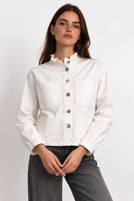 Campera Vela Marfil / Off White