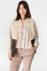 Chaleco Leather Bobby Crudo