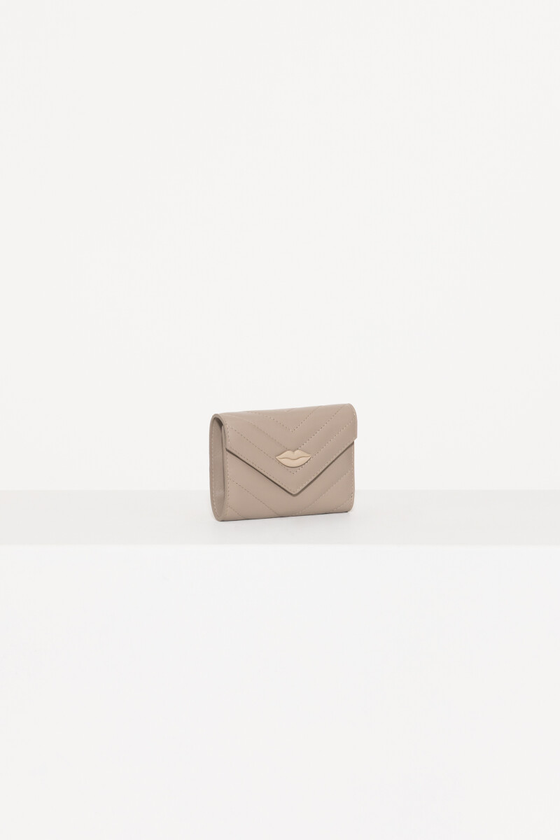 BILLETERA LIPSTICK FLAP Vison