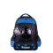 Mochila FOOTY 18" Pelota Con Relieve Azul - Negro