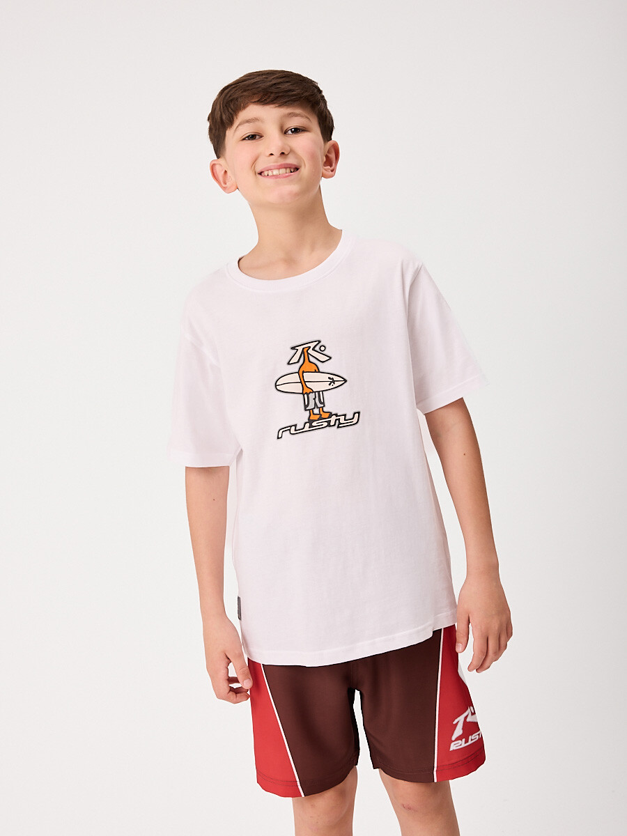 T-SHIRT CAMPODO TEEN RUSTY - Blanco 