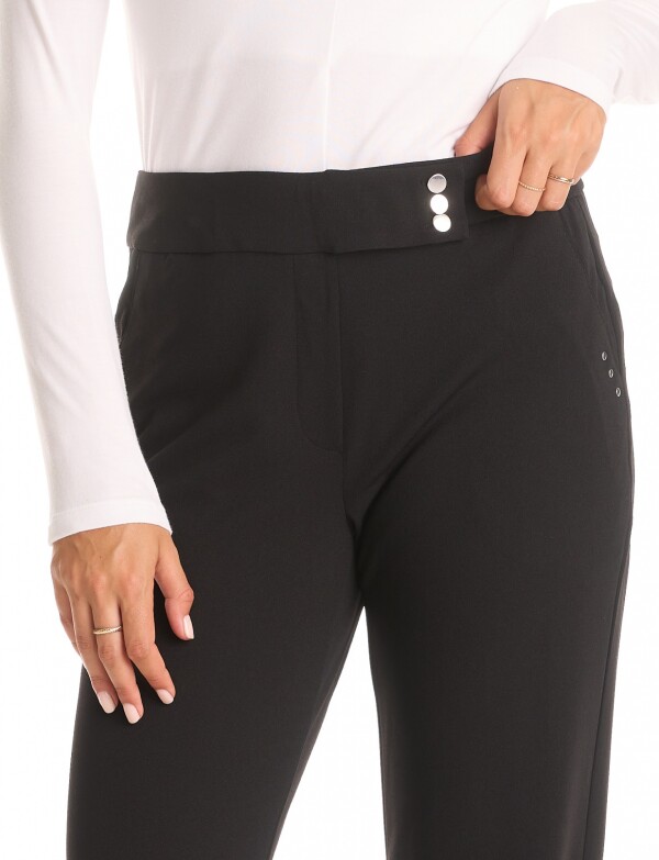 Pantalon Scuba Wide NEGRO