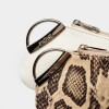 Monedero Katy En Cuero Pythone Beige