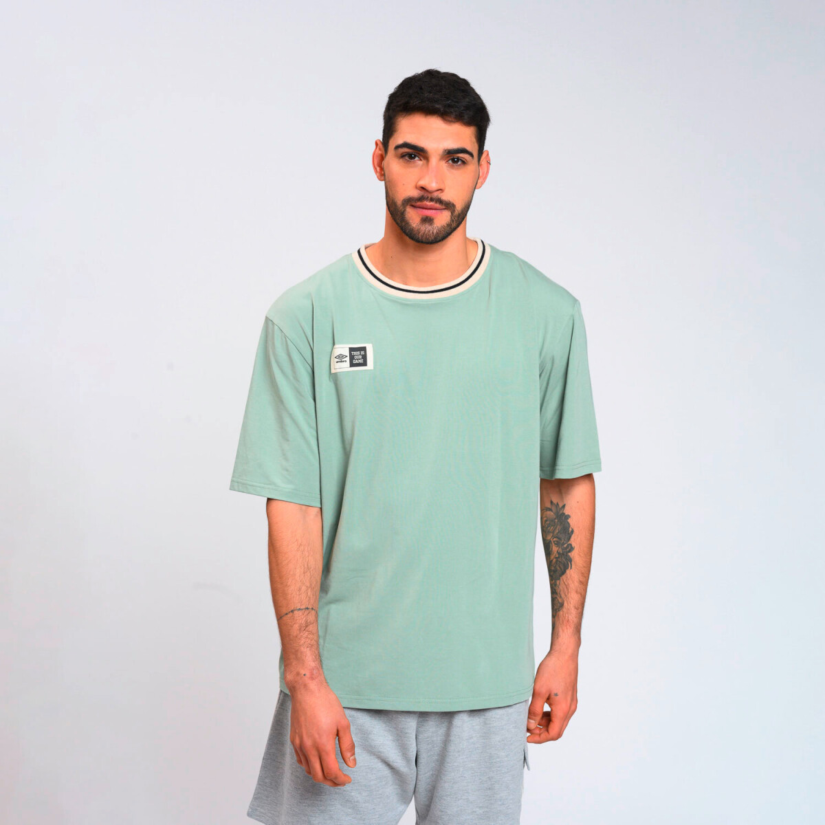 Remera University de Hombre - Verde 