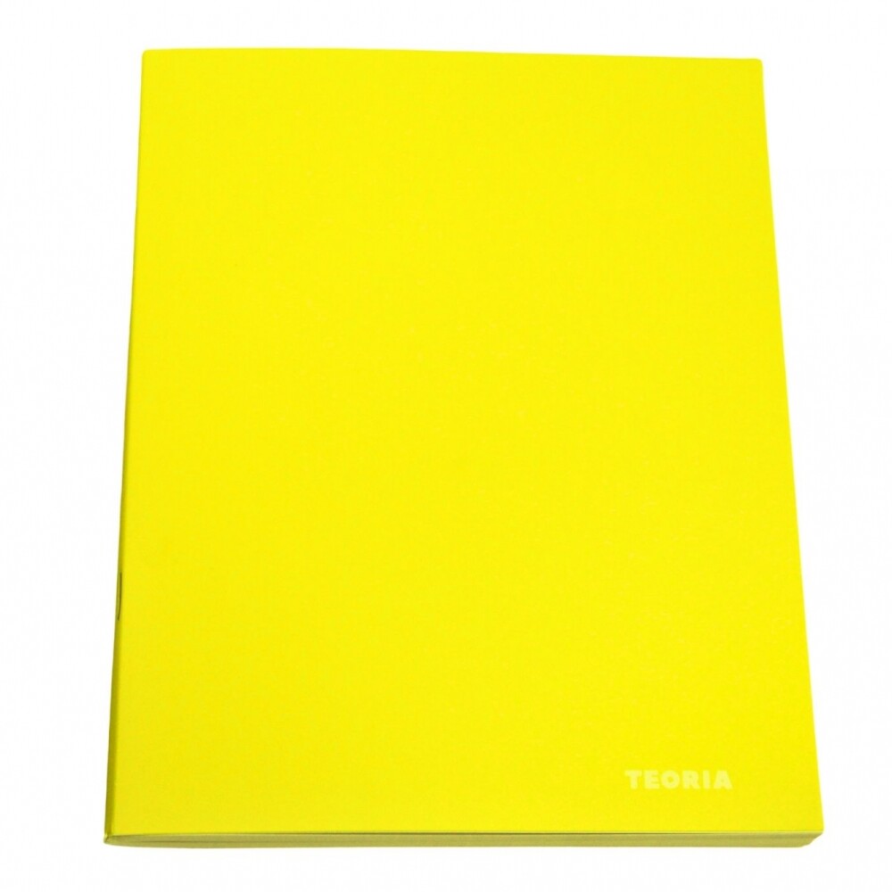 CUADERNO TEORIA 96 HOJAS TAPAS COLORES TAPA AMARILLA