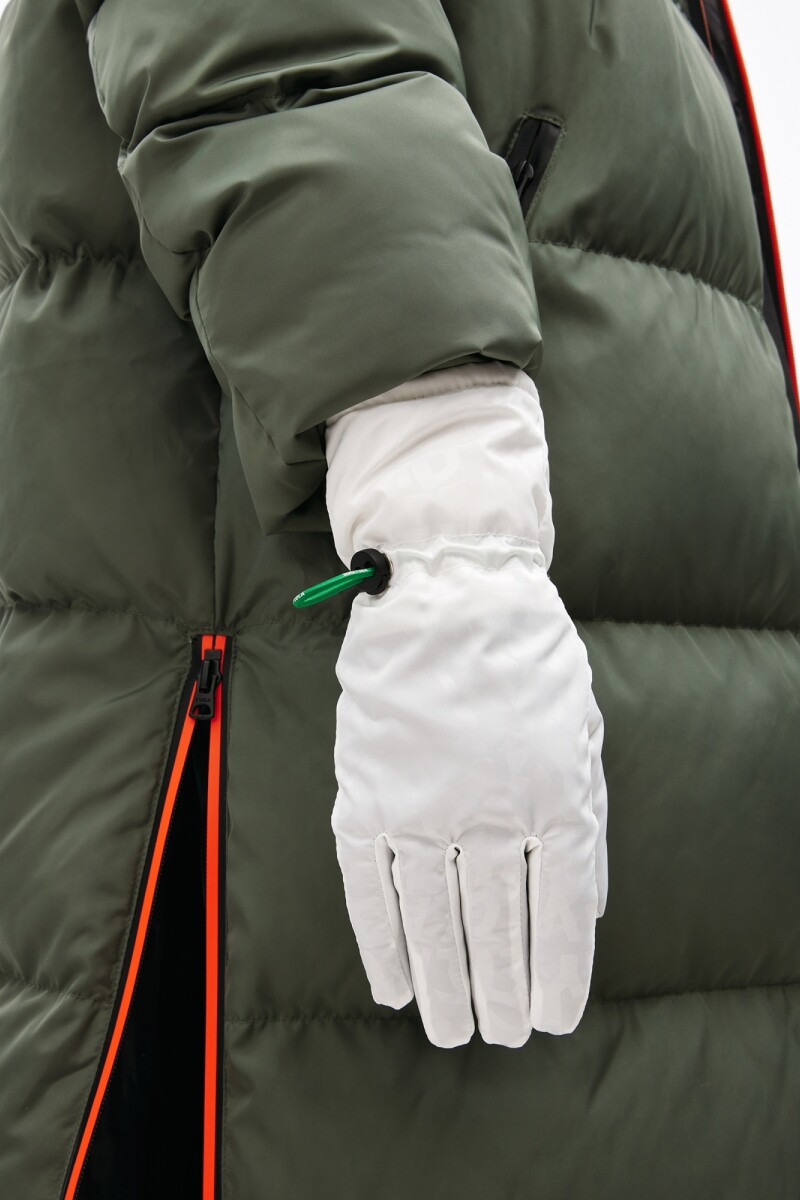 GUANTES LOGO DISTORB Plata