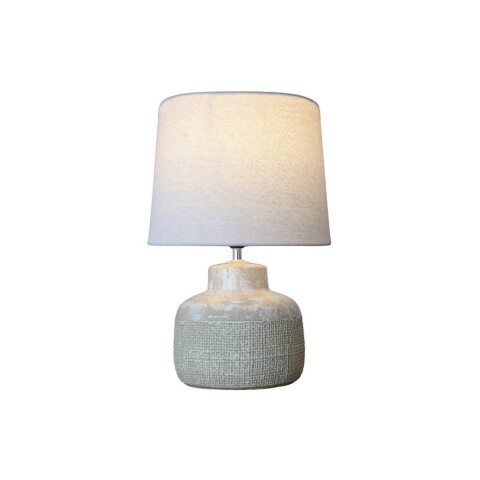 LAMPARA DE MESA CERAMICA D30x45CM TEXTURA BEIGE LAMPARA DE MESA CERAMICA D30x45CM TEXTURA BEIGE