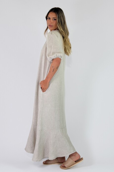VESTIDO GERIBA Crudo