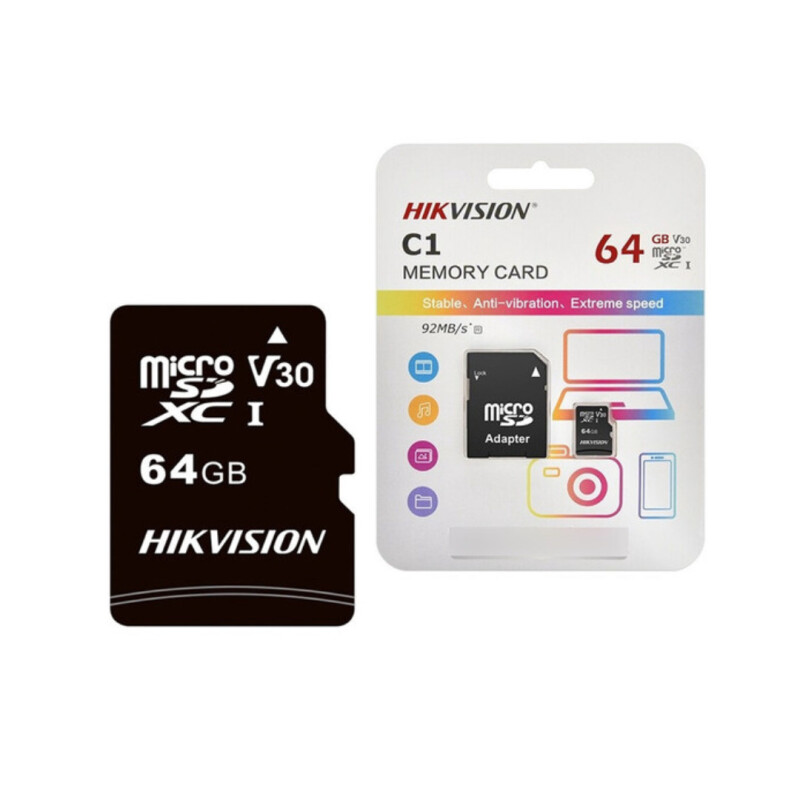 Tarjeta De Memoria Micro Sd Hikvision De 64 Gb Tarjeta De Memoria Micro Sd Hikvision De 64 Gb