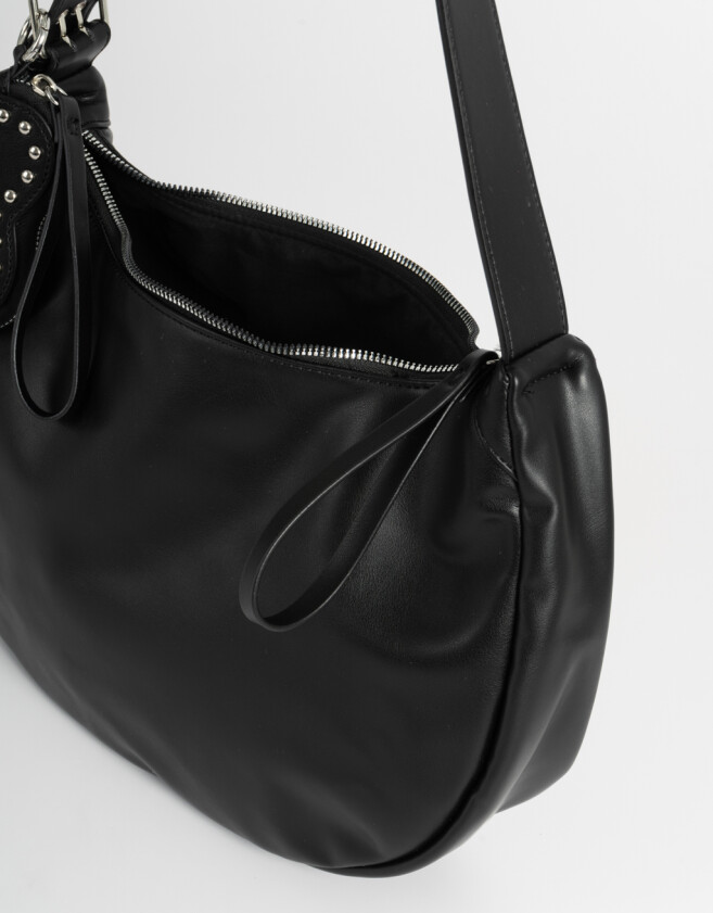 Bandoleras Boho Bandolera Formato Hobo - Negro