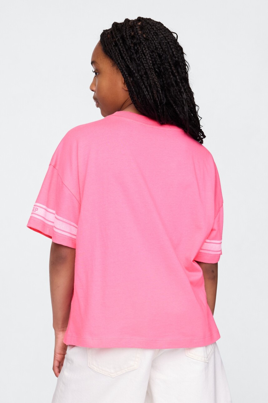 Remera Gráfico Niña May Pink