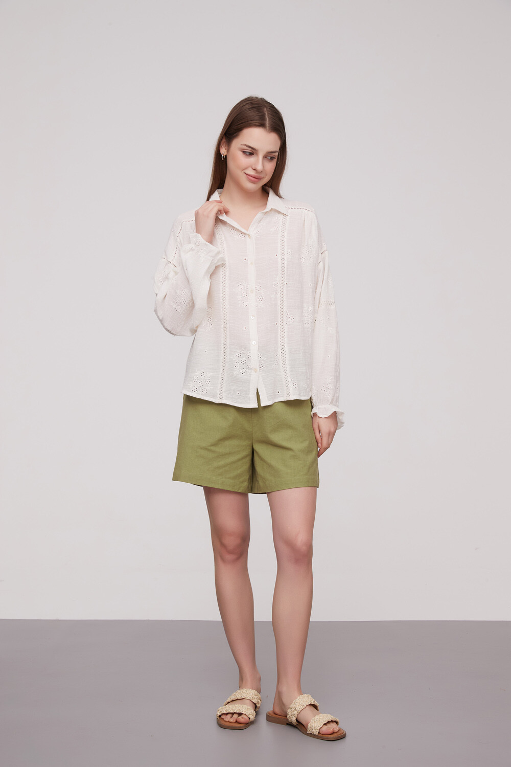 Camisa Mangiare Marfil / Off White