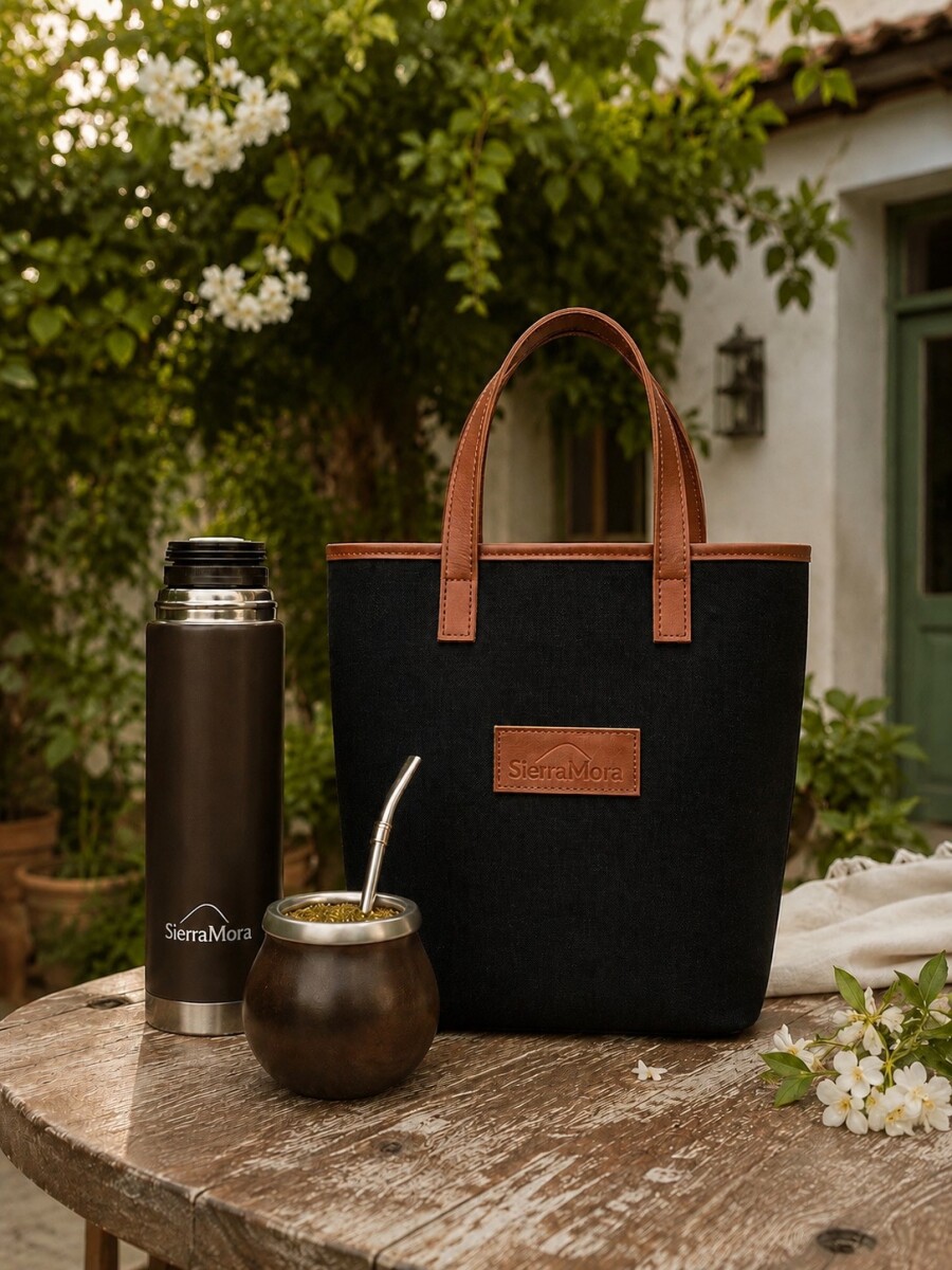 Matera Lona - Camel / Negro 