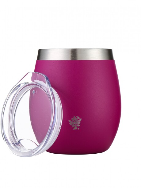 Set Acero 750ml / Mate con Tapa Violeta