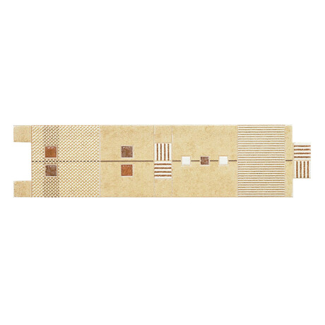 Guarda beige de cerámica (sin fin) 6,5x25 Estilker 000