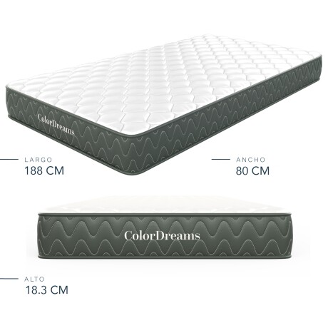 Combo Dormitorio Colchón 1 Plaza + Sábanas Nacionales Combo Dormitorio Colchón 1 Plaza + Sábanas Nacionales