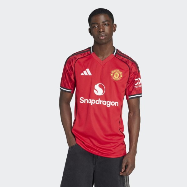 Camiseta Adidas Primera Equipación Manchester United 25/26 Rojo
