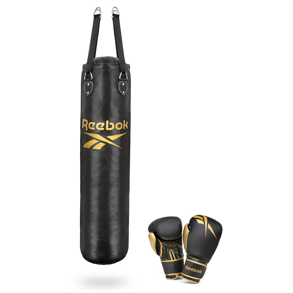 Bolsa de boxeo 20kg + guantes de 12 oz Reebok 