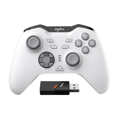 Joystick Pxn P5 Pc Switch Android Bluetooth BLANCO