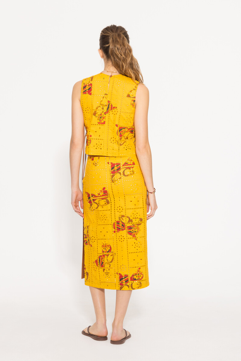 POLLERA LUNETTES Amarillo