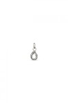 CHARM DE ALEACION DE METALES BAÑADO EN PLATA DE LEY CON FORMA DE LETRA O CON ARGOLLA Charm