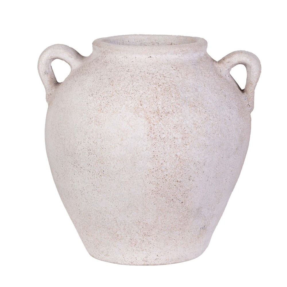 JARRÓN CANGKLEK CERAMICA NATURAL-BEIGE 33.153.092, CREMA
