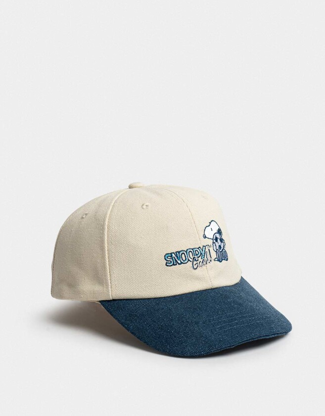 Caps Gorra Bordada Snoopy - Combinacion Bicolor