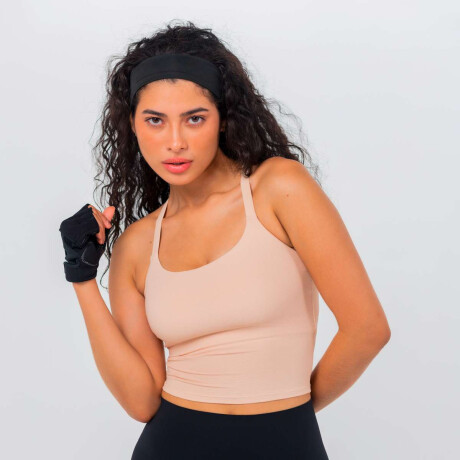 Remera Ztek Soltic Top de Mujer crema