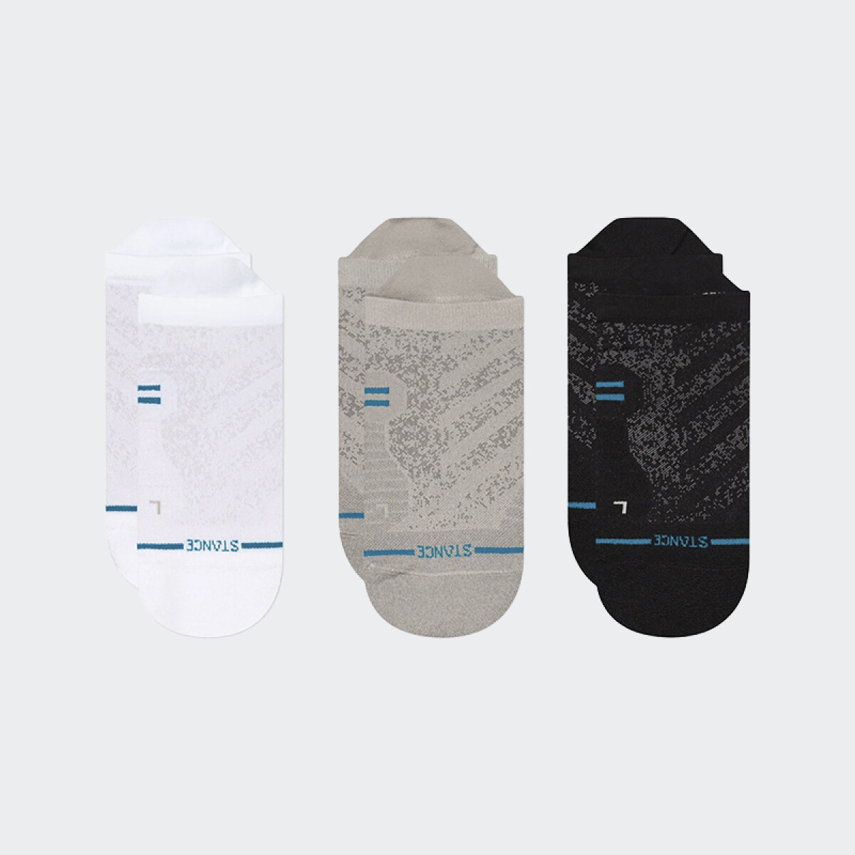 Medias Stance Run Light 3 Pack Tab - Multicolor 