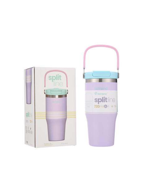 Vaso Térmico Handle Line Split 720mL. Lila