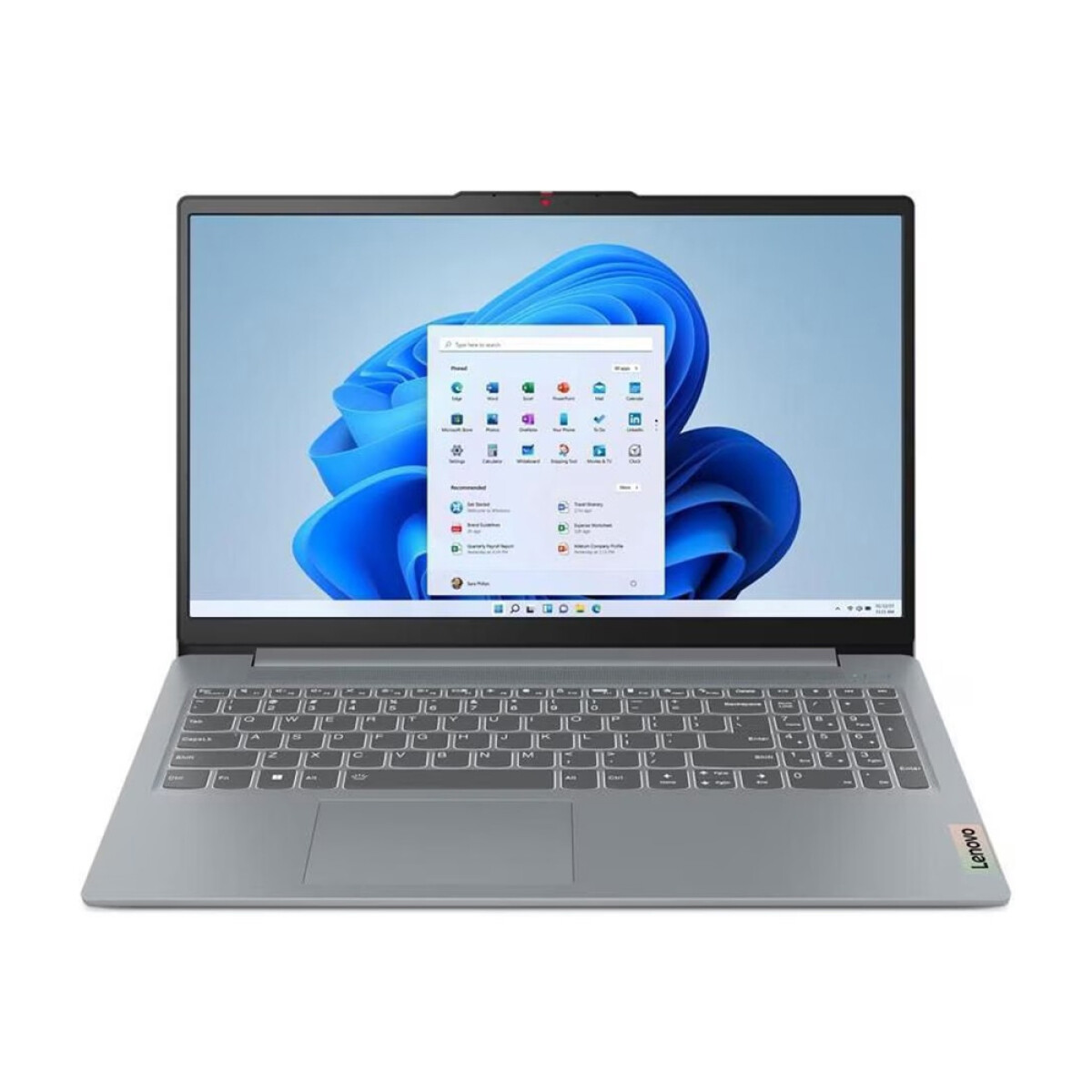 Notebook Lenovo IdeaPad Slim 15AMN8. AMD Ryzen 5. RAM 8GB. Disco Sólido 512B. Pantalla 15.6" FHD 