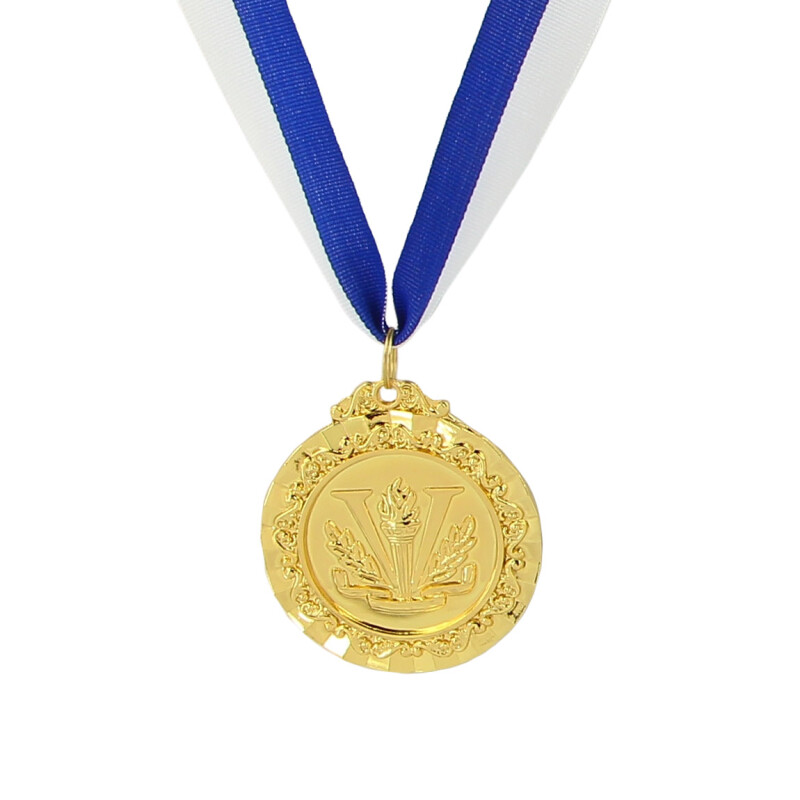 Medalla 6.5 Antorcha Y V Oro