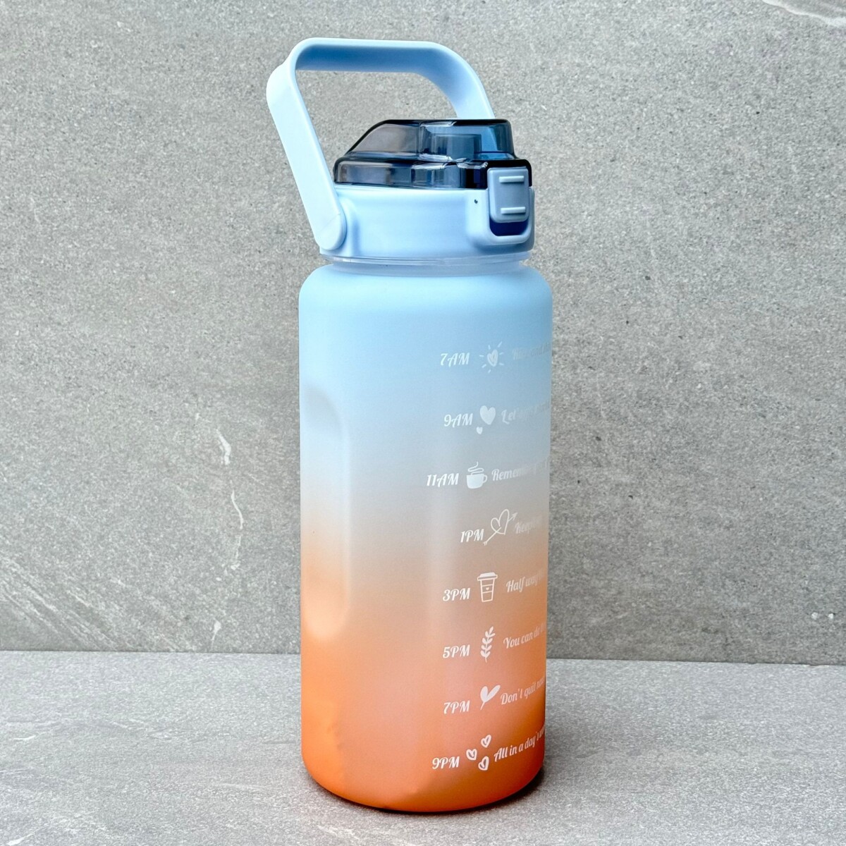 Botella Plástica Deportiva Con Sorbito 850ml 