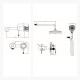 GRIFERIA JUEGO MONOCOMANDO BRUSHED NICKEL BRILLO SIGNATURE GRIS-BRUSHED NICKEL