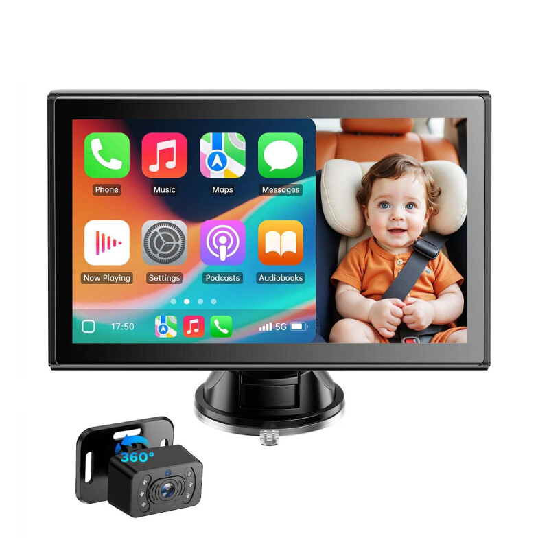 Baby Call con Cámara LAMTTO 7" 1080p Android Auto CarPlay Baby Call con Cámara LAMTTO 7" 1080p Android Auto CarPlay